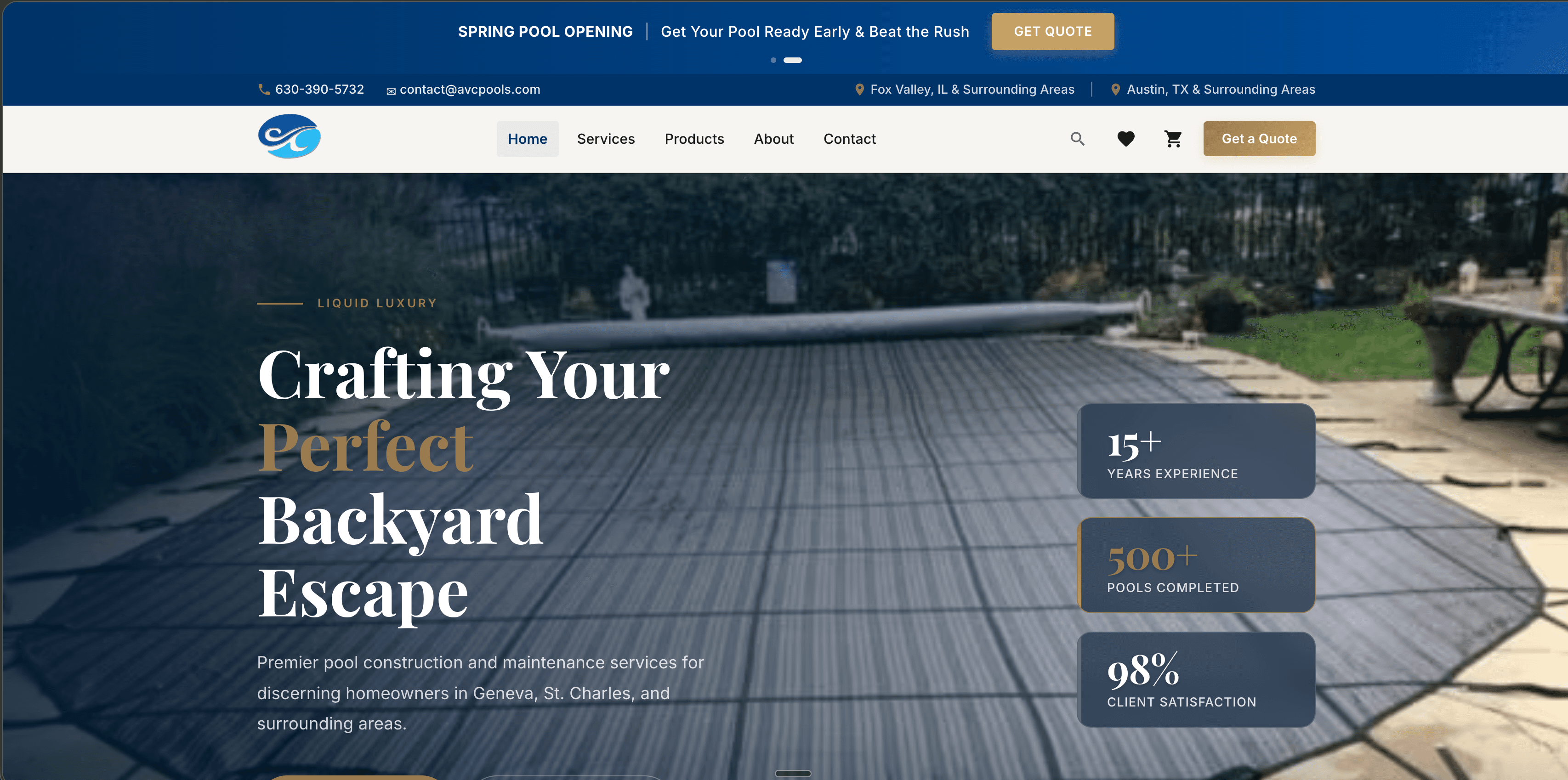 Aqua Vida Custom Pools